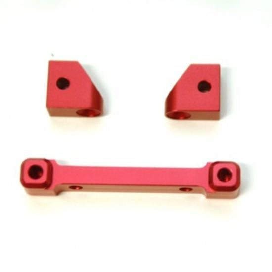 ST Racing Concepts Alum Front Hinge-pin Mounts 3pcs-Traxxas 4Tec 2.0-Red SPTST8334FR