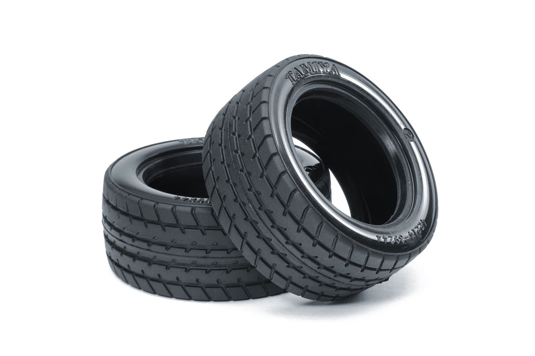 Tamiya RC 60D Super Radial Tires, M-Chassis, Hard, 2 Pieces TAM54999
