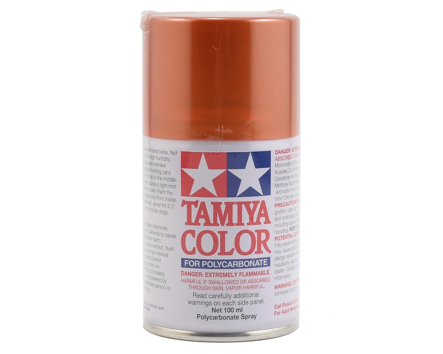 Tamiya Polycarbonate RC Body Spray Paint PS-61 Metallic Orange - TAM86061