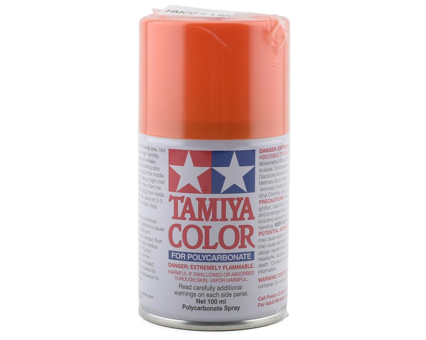 Tamiya Polycarbonate RC Body Spray Paint PS-62 Pure Orange - TAM86062