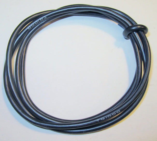 TQ Wire 14 Gauge 1000 Strand Super Flexible Wire- 3' Black TQW1431
