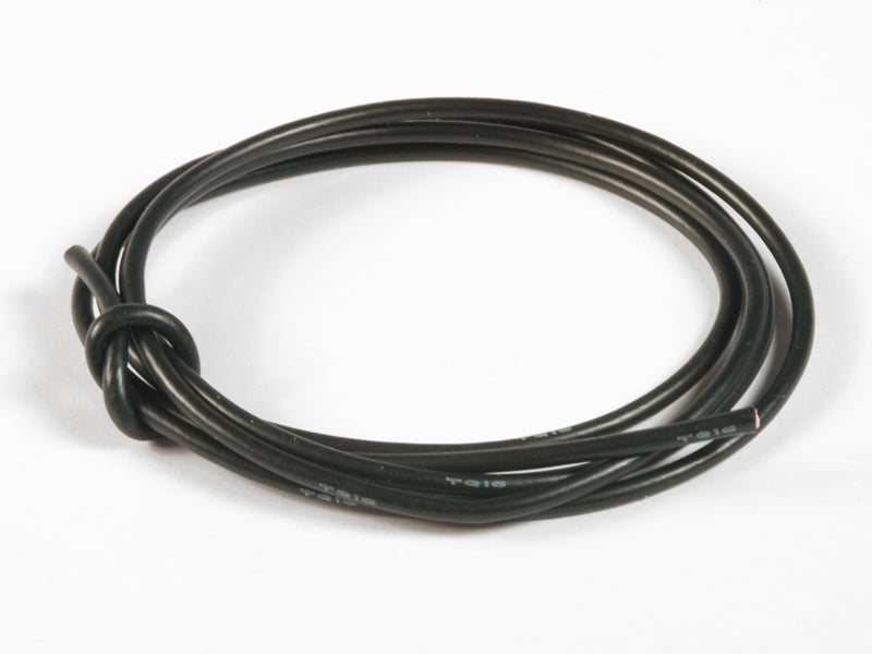 TQ Wire 16 Gauge Super Flexible Wire- Black 3' TQW1631