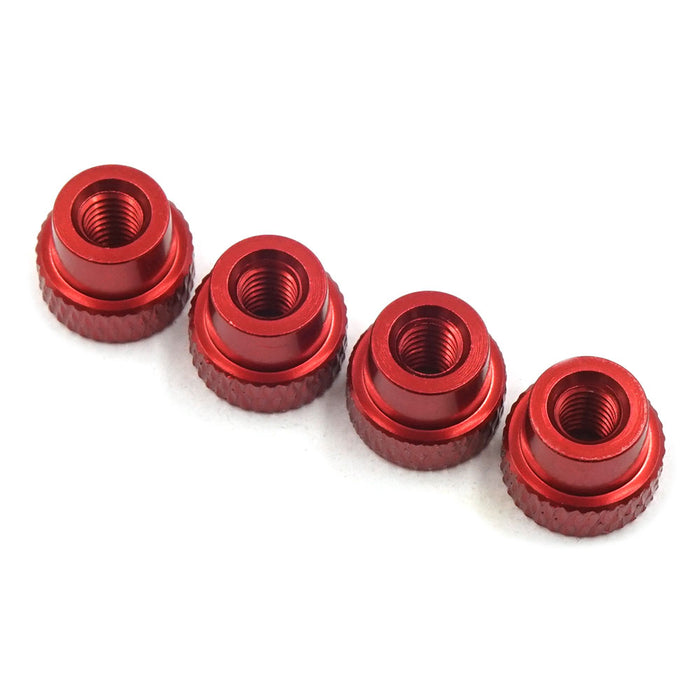Yeah Racing Lock Nuts for Car Setup System Red - YT-0182RD