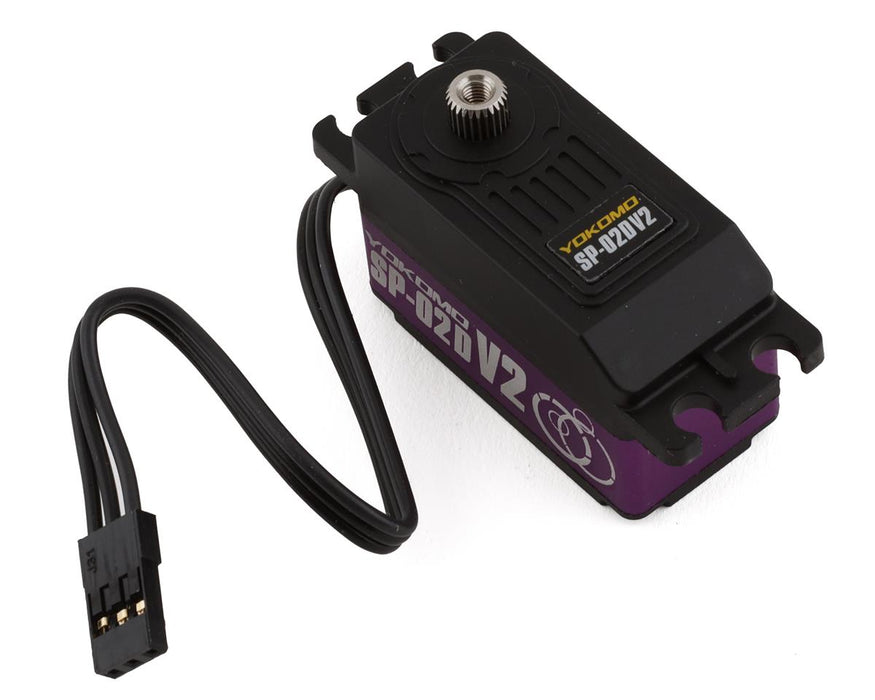 Yokomo SP-02D V2 RWD Digital Low Profile Drift Servo (Purple) - YOKSP-02DV2P