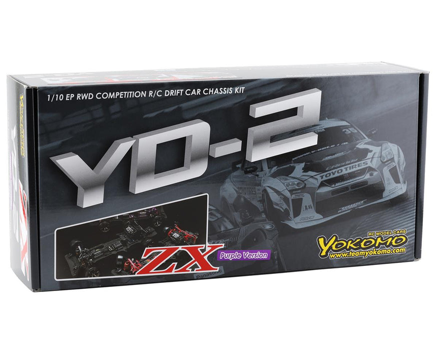 Yokomo YD-2ZX 1/10 2WD RWD Drift Car Kit (Purple) - YOKDP-YD2ZXP